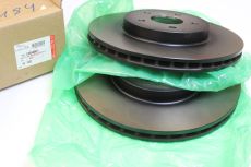 2x Neu Original Jaguar X-Type Bremsscheiben vorne BELÜFTET C2S52091