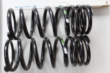 GEBRAUCHT- 2x Land Rover Defender Federn HINTEN GRÜN WEISS Rear Coil Spring