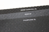 29,5x19,5 cm Leder für Jaguar S Type WARM CHARCOAL DOVE CHAMPAGNE für Ledersitz Reparatur Leather Seat Repair